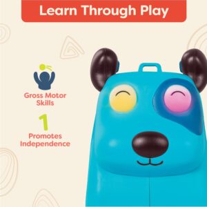 B. toys Kinder Handgepäck Koffer Hund – Reisekoffer, Kinderkoffer mit Lichtern und Tönen zum Rollen, Draufsitzen – für Mädchen und Jungen ab 2 Jahren – Bild 4