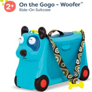 B. toys Kinder Handgepäck Koffer Hund – Reisekoffer, Kinderkoffer mit Lichtern und Tönen zum Rollen, Draufsitzen – für Mädchen und Jungen ab 2 Jahren – Bild 5