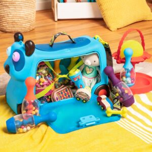 B. toys Kinder Handgepäck Koffer Hund – Reisekoffer, Kinderkoffer mit Lichtern und Tönen zum Rollen, Draufsitzen – für Mädchen und Jungen ab 2 Jahren – Bild 7