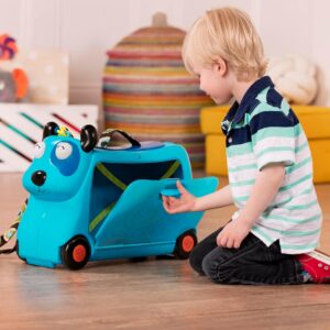 B. toys Kinder Handgepäck Koffer Hund – Reisekoffer, Kinderkoffer mit Lichtern und Tönen zum Rollen, Draufsitzen – für Mädchen und Jungen ab 2 Jahren – Bild 9