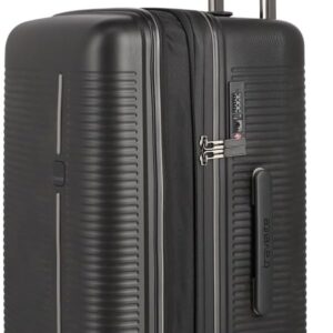 Travelite 4-Rad Hartschalenkoffer mittelgroß 74 Liter, Trunk Koffer, Gepäck Serie Roomer: Hartschalen Trolley mit Dehnfalte + TSA Kombinationsschloss, 66 cm (kein Sperrgepäck) – Bild 9