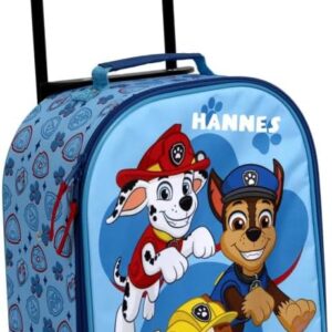 Koffer Kinder Paw Patrol, Personalisiert mit Name, Paw Patrol Hunde Trolley Mädchen Jungen, Handgepäck Reisekoffer – Bild 4