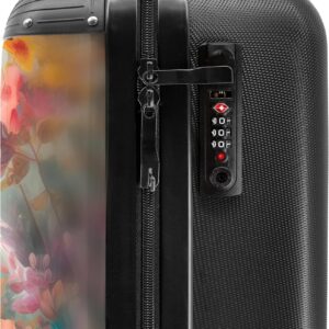 NoBoringSuitcases.com® Kinderkoffer Koffer Mädchen Trolley Handgepäck Hartschalenkoffer Klein Geschenk - Kinder - Pferde - Weiß - Kinder Koffer Madchen Koffer klein, 55x40x20 – Bild 5