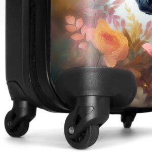 NoBoringSuitcases.com® Kinderkoffer Koffer Mädchen Trolley Handgepäck Hartschalenkoffer Klein Geschenk - Kinder - Pferde - Weiß - Kinder Koffer Madchen Koffer klein, 55x40x20 – Bild 6