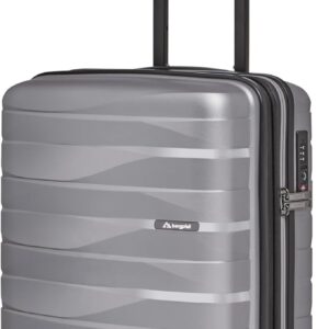 Bergpfeil Kleiner Hartschalen Kabinen-Koffer | Cabin-Trolley 40 x 22 x 55 cm aus hochwertigem Polypropylen-Material | Unisex Koffer nur 2,8 kg | Doppelrollen & TSA-Schloss (Travel)