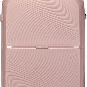 British Traveller Hartschale Koffer Trolley PP Handgepäck Reisekoffer mit 4 Spinnerräder Rollkoffer TSA-Schloß Teleskopgriff Suitcase