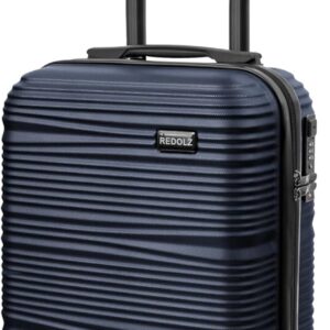 REDOLZ Kleiner Hartschalen Kabinen-Koffer | Cabin-Trolley 35 x 20 x 55 cm aus hochwertigem ABS-Material | Ultra-leicht nur 2,6 kg für Damen & Herren | 4 Doppelrollen & TSA-Schloss (Essentials 16)