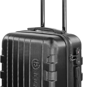 bugatti Galatea Hartschalenkoffer 55x38x23,5 cm - 38L, 4 Rollen mit TSA Zahlenschloss, schwarz – Bild 1