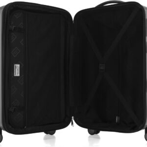 HAUPTSTADTKOFFER Alex - Handgepäck, 55 x 38 x 23 cm, TSA, 4 Rollen, 42 Liter, Reisekoffer, Hartschalenkoffer, Rollkoffer, Bordgepäck Koffer, erweiterbar, Silber – Bild 5