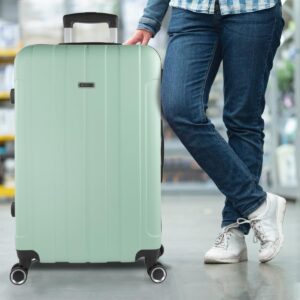 ITACA - Koffer XL, Hartschalenkoffer, Reisekoffer Groß 4 Doppelrad 360 leicht und robust mit Zahlenschloss - Trolley Reisegepäck ., Minze – Bild 5