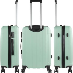 ITACA - Koffer XL, Hartschalenkoffer, Reisekoffer Groß 4 Doppelrad 360 leicht und robust mit Zahlenschloss - Trolley Reisegepäck ., Minze – Bild 6