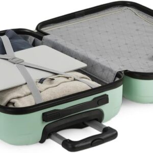 ITACA - Koffer XL, Hartschalenkoffer, Reisekoffer Groß 4 Doppelrad 360 leicht und robust mit Zahlenschloss - Trolley Reisegepäck ., Minze – Bild 9