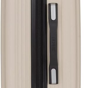 OCHNIK Handgepäck Koffer | Hartschalenkoffer | Material: ABS | Farbe: Creme | Größe: S | Maße: 53x35x23 cm | Fassungsvermögen: 28 l | 4 Rollen | Hohe Qualität – Bild 3