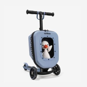 Cariboo Roller Kinder Scooter mit Koffer Mit 3 Rädern Ab 2 Jahren 2in1 Dreirad Klappbar Höhenverstellbar Bis 50 kg Handgepäck iTravel – Bild 7