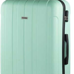 ITACA - Koffer XL, Hartschalenkoffer, Reisekoffer Groß 4 Doppelrad 360 leicht und robust mit Zahlenschloss - Trolley Reisegepäck ., Minze