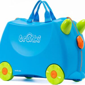 Trunki Handgepäck und Kinderkoffer zum Draufsitzen | Kinder Risen Geschenk für Mädchen und Jungen