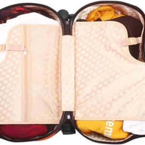 AOWEILA Kinder Gepäck Fahrt auf, Ozeanblau, 20-Inch Carry-On for Most Airlines, Scooter – Bild 3