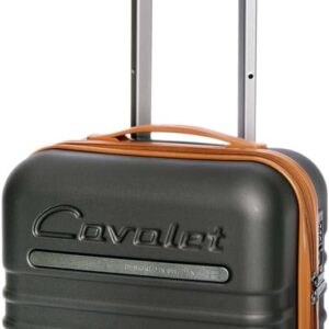 Handgepäck Hartschalenkoffer Trolley Grau Rollenkoffer 55 cm Cavalet