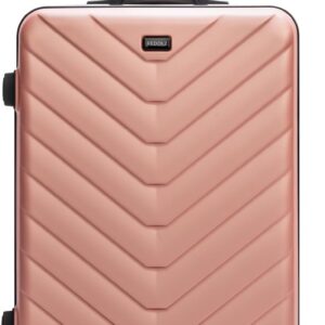 REDOLZ Hartschalen Koffer Damen/Herren | Leichter Trolley 45 x 25 x 67 cm - hochwertiges ABS Material | 4 Doppelrollen & TSA-Schloss (Essentials 07)