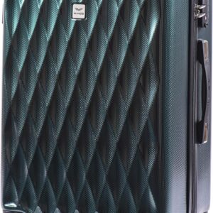 Wings Koffer Hartschale - 65 x 43 x 24 cm Groß Reisekoffer & Trolleys - Ultraleicht Rollkoffer mit Rollen - Koffer Trolley Handgepäck - Hartschalenkoffer Mit Schloss - Trolley Klein für Flugzeug