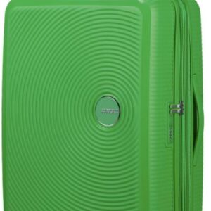 American Tourister Soundbox - Hartschalenkoffer Groß, 77 cm - Trolley Koffer mit 4 Rollen, TSA-Schloss, Erweiterbar & Leicht, 97/110L, Grün (Grass Green)