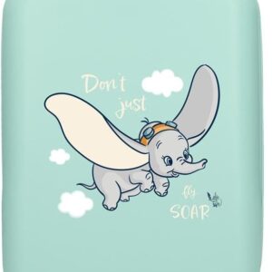 Der Hartschalenkoffer mit Zahlenschloss und 4 Rädern von Disney ist aus ABS gefertigt, einem stabilen und leichten Material.