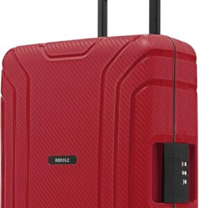 REDOLZ Hartschalen Kabinen-Koffer ohne Reißverschluss | 3-Punkt-Verschluss-System | Kleiner Trolley 40 x 20 x 55 cm aus hochwertigem Polypropylen Material | 4-Rollen & TSA-Schloss (Essentials 15)