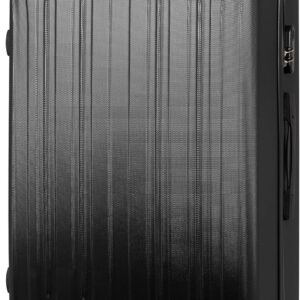 T Reise-Koffer groß Hartschale Dallas 76cm 95 Liter 4 Räder Zahlenschloss Schwarz