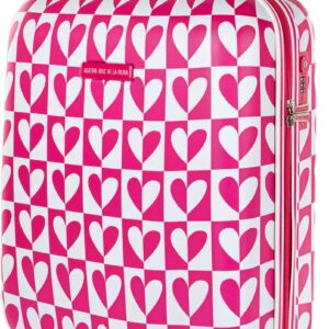 Agatha Ruiz de la Prada - Trolley Handgepäck Cabin Trolley Koffer Reisekoffer Hartschalenkoffer mit Mit TSA-Schloss - Kabinengepäckgröße 55x40x20, Fuchsia